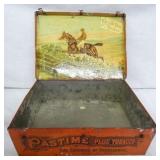 INSIDE VIEW EARLY TOBACCO TIN