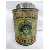 EARLY DIXIE QUEEN PLUG TOBACCO TIN