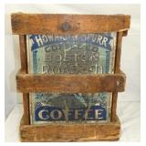 EARLY HOWARD W. SPURR COFFEE TIN