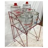 LEFTSIDE 5 CENT TOMS JAR RACK 