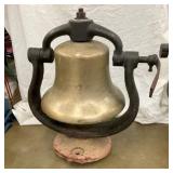 ORG. BRASS LOCOMOTIVE BELL  