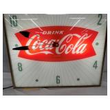 LIGHTED PAM CLOCK MEASURES 16IN. 