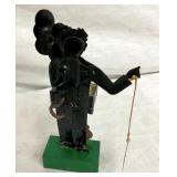 BACK VIEW TIN LITHO KEYWIND MAGICIAN 