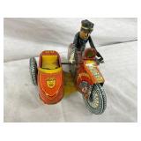 FRONT VIEW MARX POLICE MOTORCYCLE 