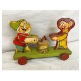 1937 FISHER PRICE DOC/DOPEY PULL  TOY