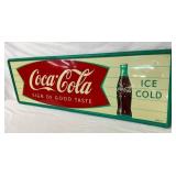 1958 COCA-COLA FISHTAIL SIGN 