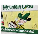 CLOSE UP WILLIE - MT. DEW SIGN 