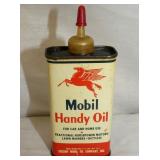 4 OZ. MOBIL HANDY OIL TIN W/PEGASUS