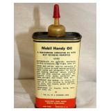 BACK VIEW MOBIL OIL TIN