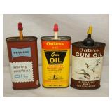 3 OZ. KENMORE AND OUTERS GUN OIL TINS