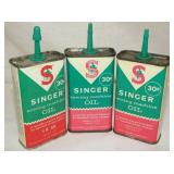 4 OZ. SINGER SEWING MACHINE OIL TINS