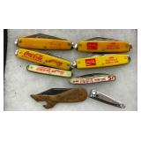 COCA-COLA ADV. KNIVES
