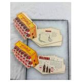 INSIDE VIEW 3 1/2 X 6 COKE BOOKLETS