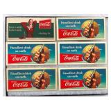 CLOSE UP COCA-COLA BLOTTERS