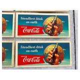 NOS COCA-COLA BLOTTERS W/GLOBE-BOTTLE