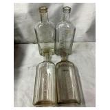 EMBOSSED WATKINS APOTHECARY BOTTLES 