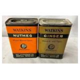 WATKINS NUTMEG TINS 