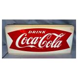 DRINK COCA-COLA FISHTAIL LIGHT UP SIGN