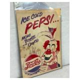 LEFT SIDE ICE COLD PEPSI ADV.