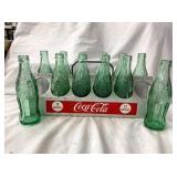 CLOSE UP VIEW W/EMB. BOTTLES