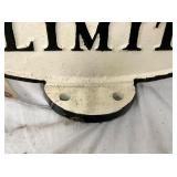 BOTTOM VIEW CAST SOUTHERN RR SIGN