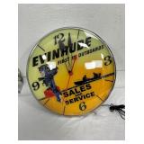 EVINRUDE SALES & SERVICE CLOCK