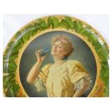 6IN TIP TRAY W/VICTORIAN LADY