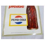 CLOSE UP BOTTOM VIEW PEPSI COLA