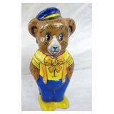 J. CHEIN TIN LITHO KEYWIND BEAR TOY