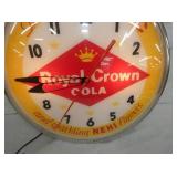 CLOSE UP CONTEMPORARY RC COLA CLOCK