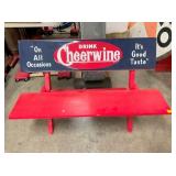 4FT. CHEERWINE STORE BENCH