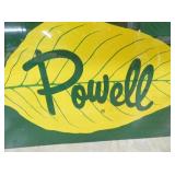 NOS POWELL TOBACCO BARN SIGN