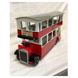 FRONT VIEW DOUBLE DECKER TOUR BUS