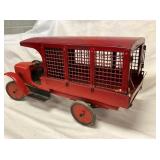 BACK VIEW BUDDY L LIVESTOCK TRUCK