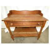 CHERRY SERVER W/ DRAWER