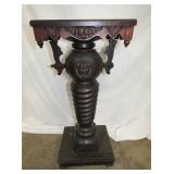 ORNATE WALNUT VICTORIAN FERN STAND 