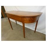 VIEW 3 SIDE PINE HALF MOON TABLE