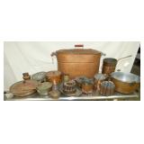 SEV. PCS. EARLY COPPER WARE
