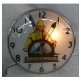 14IN PILOT LIFE INS. CLOCK