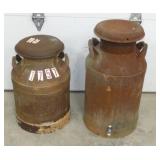 EARLY MILK CANS