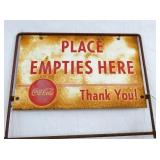 VIEW 3 COKE EMPTIES RACK SIGN