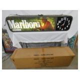 DS OLD STOCK MARLBORO LIGHTUP CLOCK