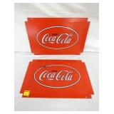 METAL COKE ICE CHEST SIGNS