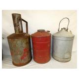 EARLY STATION CANS, EMB. SEXTON CAN