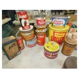 VARIOUS ADV. CANS/TINS