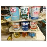 VARIOUS QT. OIL CANS