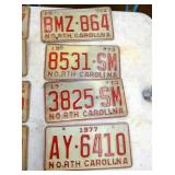 NC 1973 LIC. TAGS