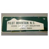 1974 PILOT MT. NC TAG