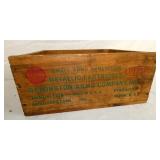 REMINGTON CART. WOODEN BOX