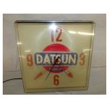 16X16 DATSUN DEALER CLOCK